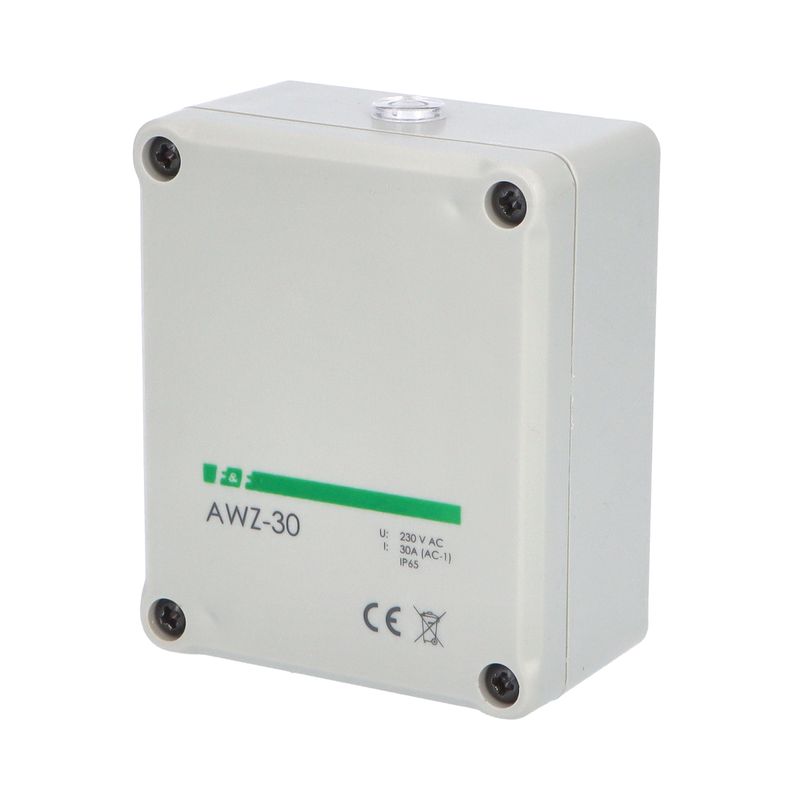 E-shop Spínač soumrakový F&F AWZ-30, 2-1000lux, 30A, 230V, IP65, na povrch