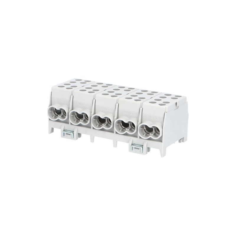 E-shop Eleman Svorkovnice rozbočovací HLAK 35-5/10 GR-S, 125A, 5pól., AL/CU, IP20, 5xŠ, na DIN /2080521