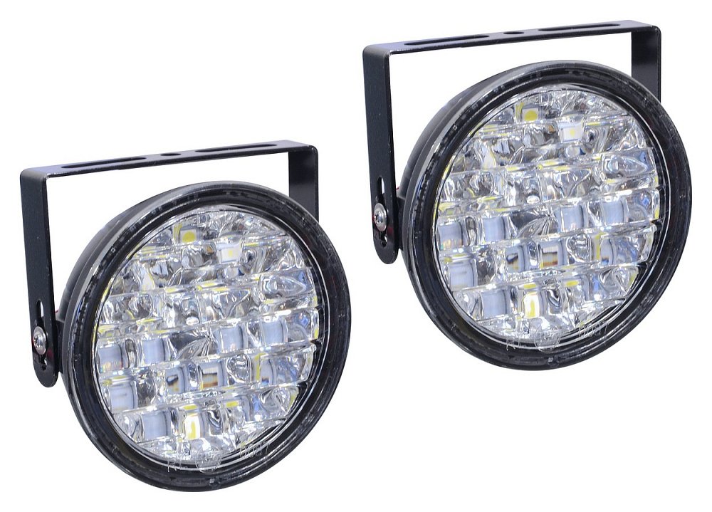 E-shop COMPASS Okrúhle denné svetlá 18 LED/12V