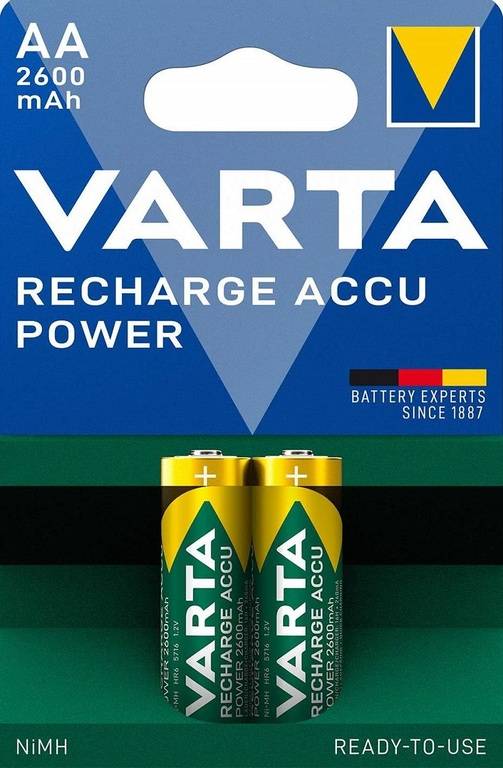 E-shop Varta Rechargeable Accu 2 AA 2600mAh R2U