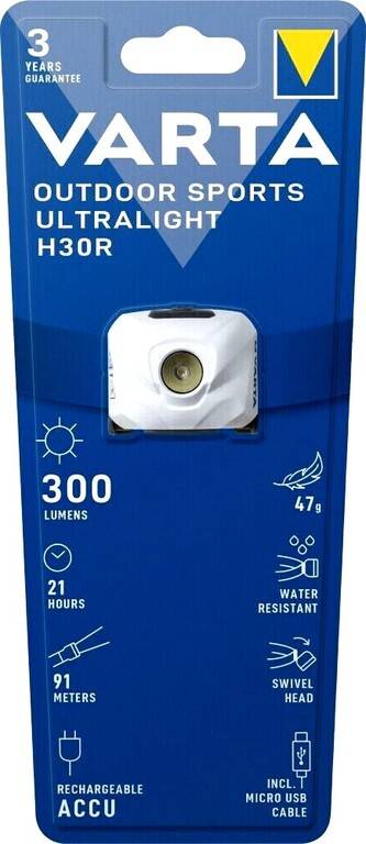 E-shop Varta Outdoor Sports H30R Ultra Light Charge 18631W