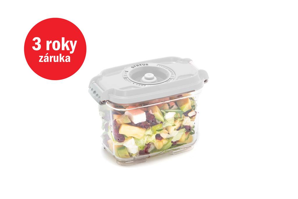 E-shop STATUS Tritan vákuová dóza 0,8l 156620, biela