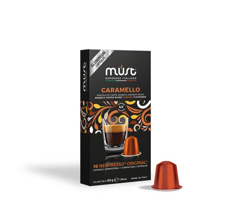 MUST Caramello Nespresso kapsule 10ks x5g