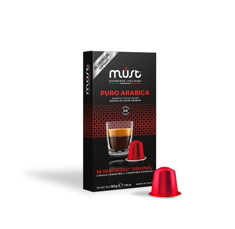 MUST Puro Nespresso kapsule 10ks x5g