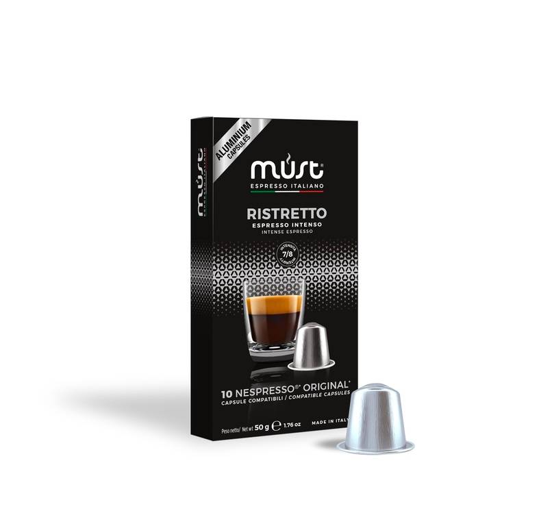 MUST Ristreto Nespresso kapsule 10ks x5g