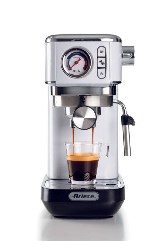 E-shop Ariete Pákový kávovar Moderna Slim 1381/34, biely