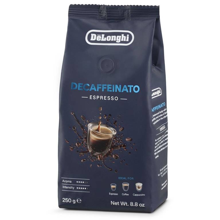 Kava DeLonghi DECAFFEEINATO Kimbo 250g zrnková