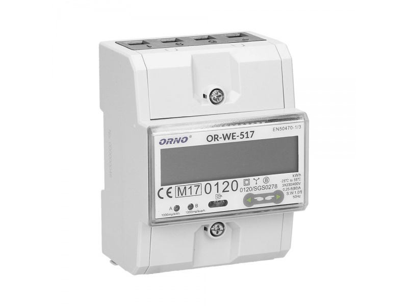 Elektromer 3-fázový LCD ORNO, PORT RS485