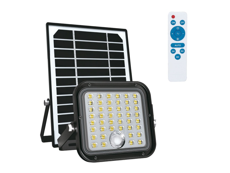 Solárny LED reflektor MHCS 10W 4000K PREMIUM
