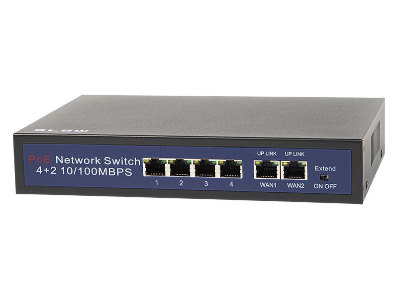 Switch BLOW 4xPoE 100Mbs BL-SW6-4P