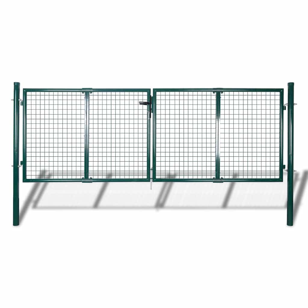 E-shop Multidom Záhradná brána s pletivom, plot, dvere, stena, mreža 300x75 cm