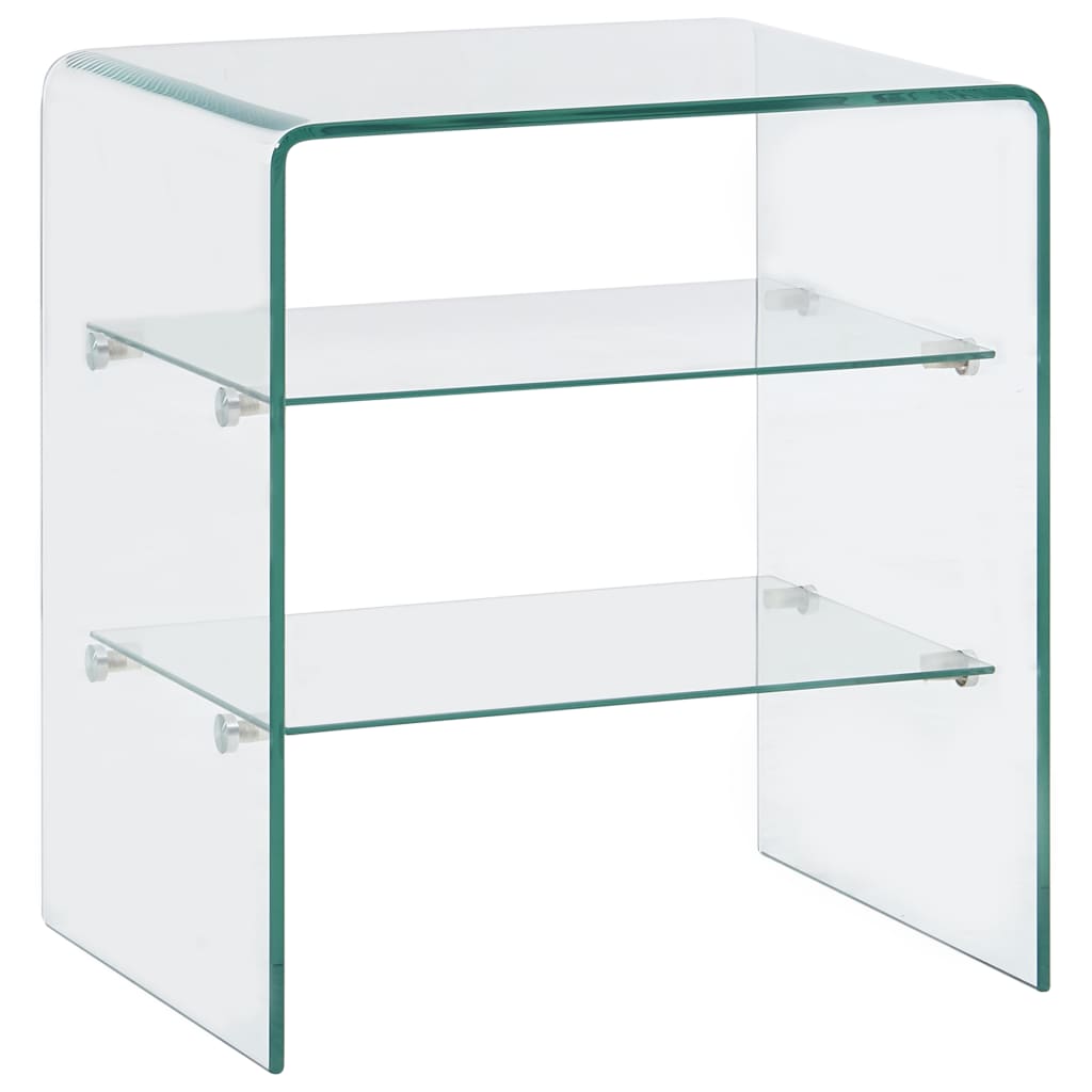 E-shop Multidom Konferenčný stolík 50x40x56 cm, tvrdené sklo