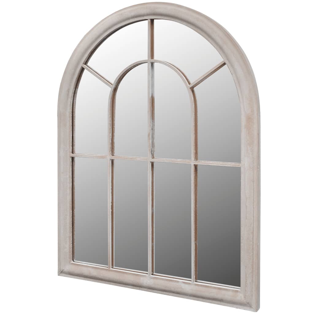E-shop Multidom Rustikálne záhradné zrkadlo 69x89 cm, do interiéru a exteriéru