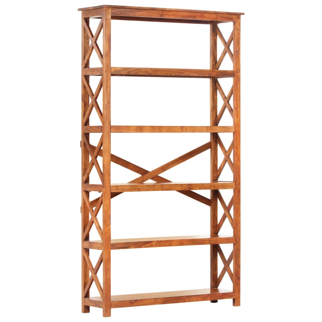 E-shop Multidom Knižnica 100x30x180 cm, akáciový masív s medovým náterom
