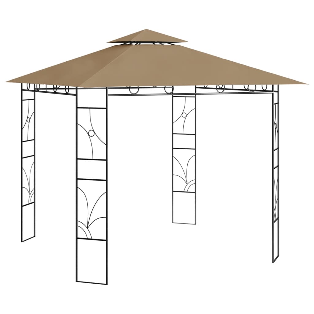 Multidom Altánok 3x3x2,7 m sivohnedý 160 g/m²