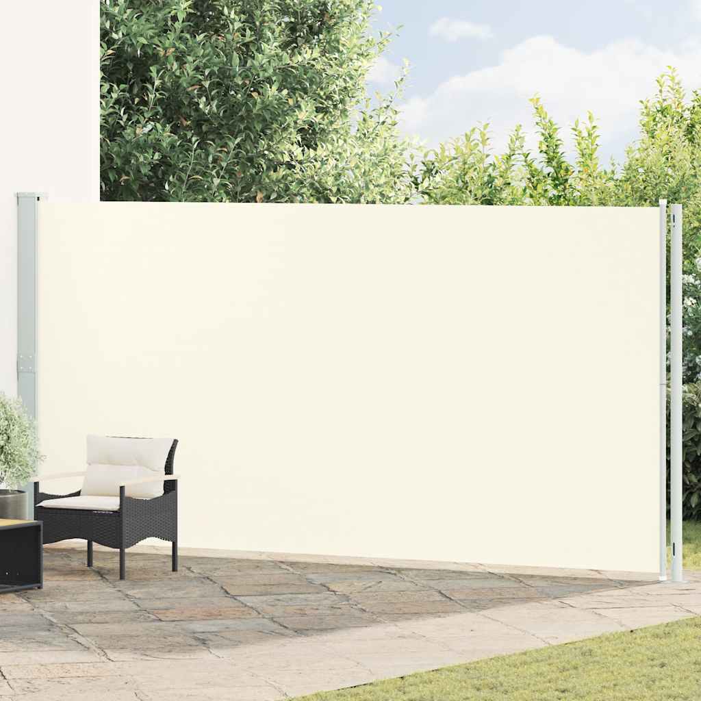 E-shop Multidom Zaťahovacia bočná markíza na terasu 200x600 cm krémová