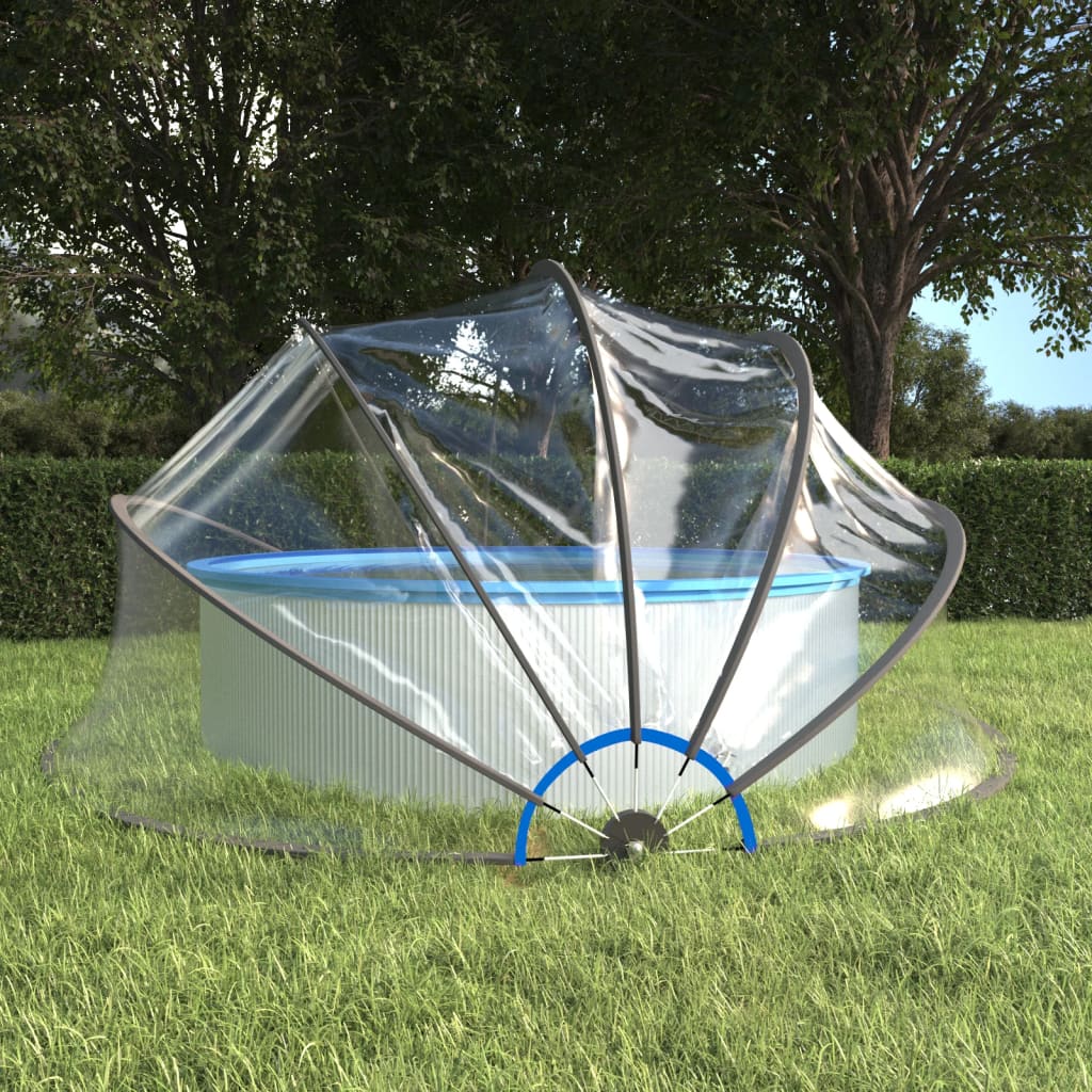 E-shop Multidom Bazénová kupola okrúhla 467x234 cm PVC