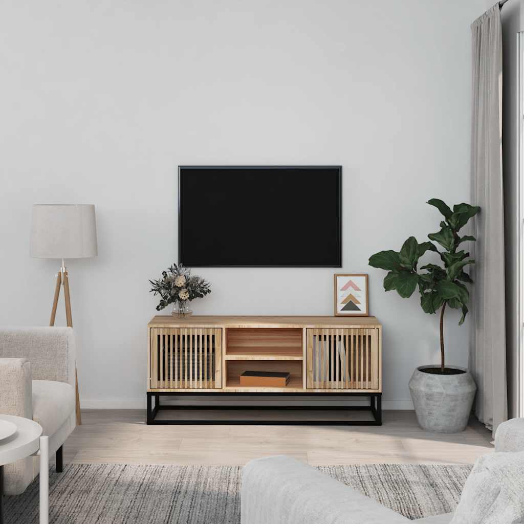 E-shop Multidom TV skrinka 105x30x45 cm kompozitné drevo a železo