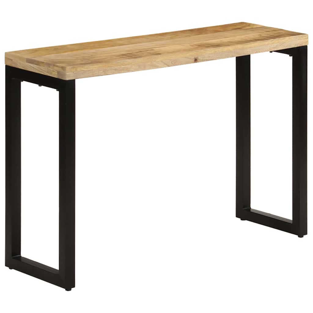 E-shop Multidom Konzolový stolík 110x35x76 cm masívne hrubé mangovníkové drevo