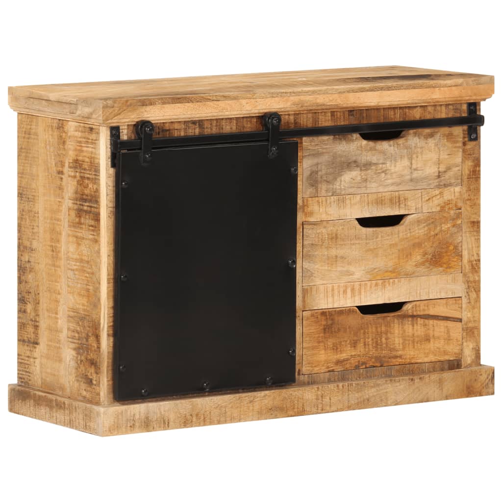 E-shop Multidom Komoda 80x30x55 cm masívne surové mangovníkové drevo