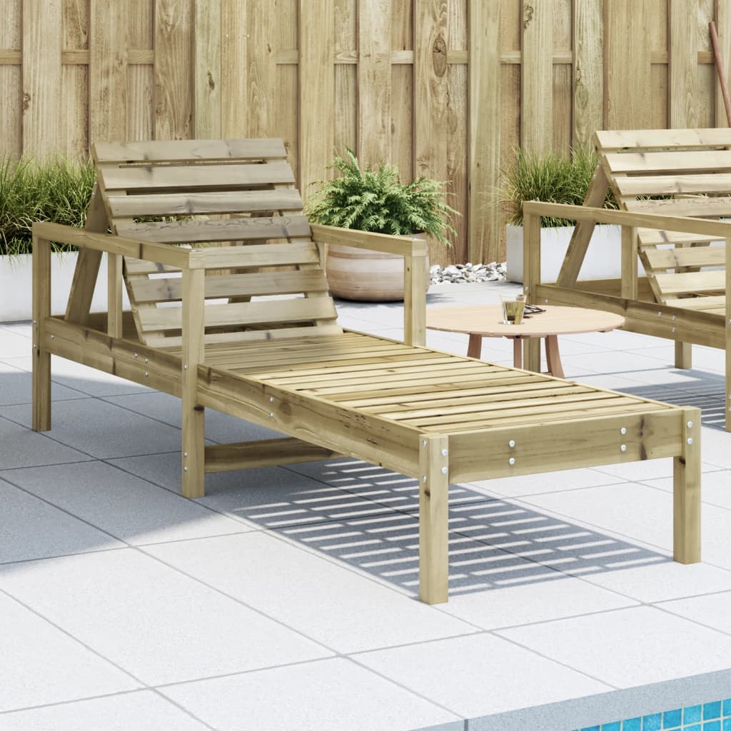 E-shop Multidom Lehátko na opaľovanie 199,5x62x55 cm impregnovaná borovica