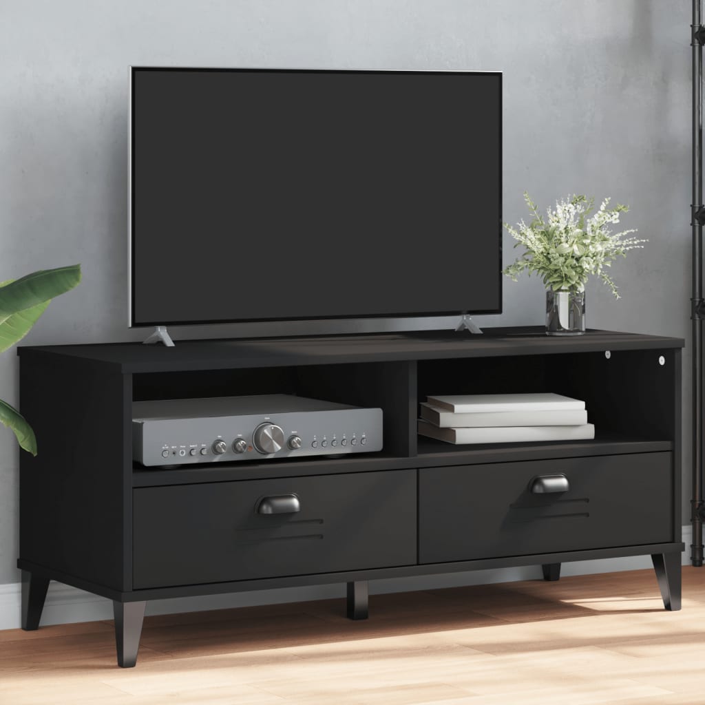 E-shop Multidom TV skrinka VIKEN, čierna, kompozitné drevo