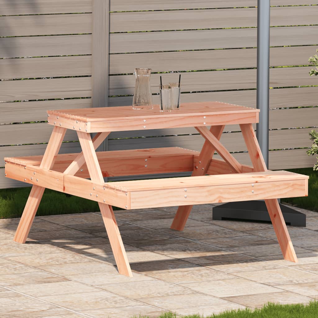 E-shop Multidom Piknikový stôl 105x134x75 cm masívne drevo Douglas