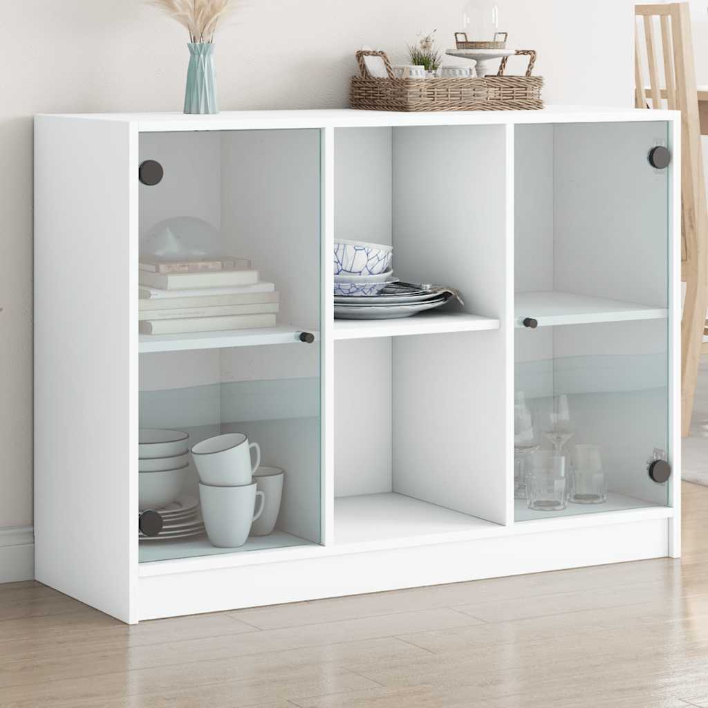 E-shop Multidom Komoda, biela 102x37x75,5 cm, kompozitné drevo