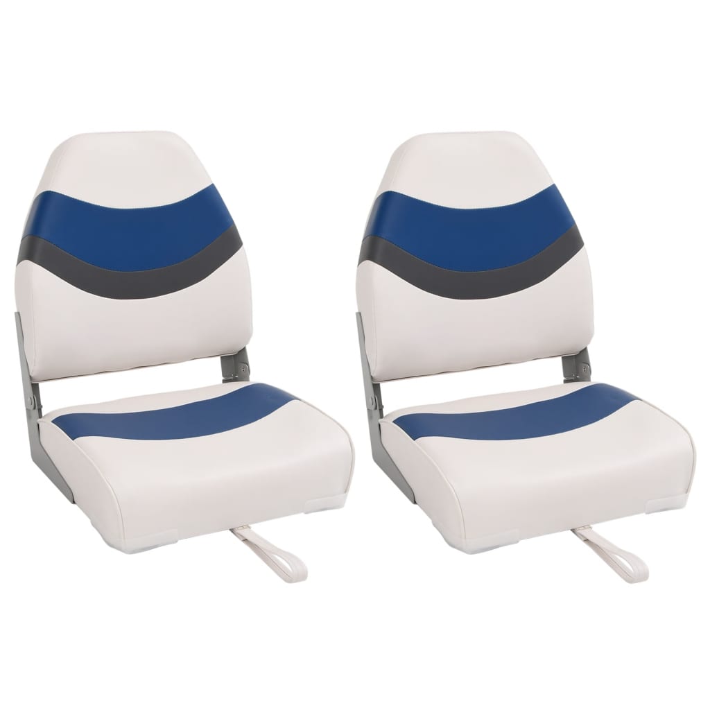 E-shop Multidom Skladacie sedadlá do člna 2 ks s vysokým operadlom 44x38x55 cm