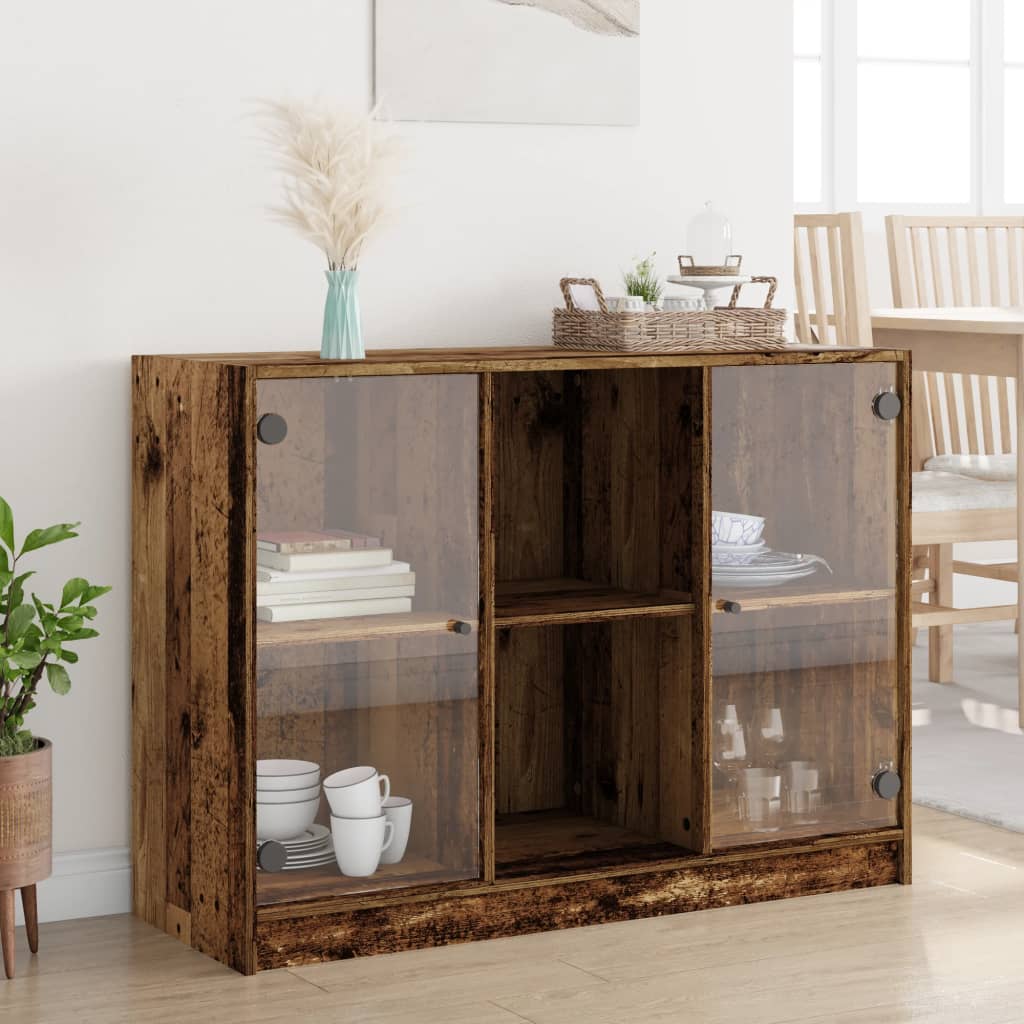 Multidom Komoda staré drevo 102x37x75,5 cm kompozitné drevo
