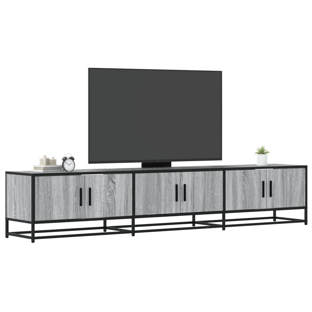 E-shop Multidom TV skrinka sivý dub sonoma 210x35x41 cm kompozitné drevo