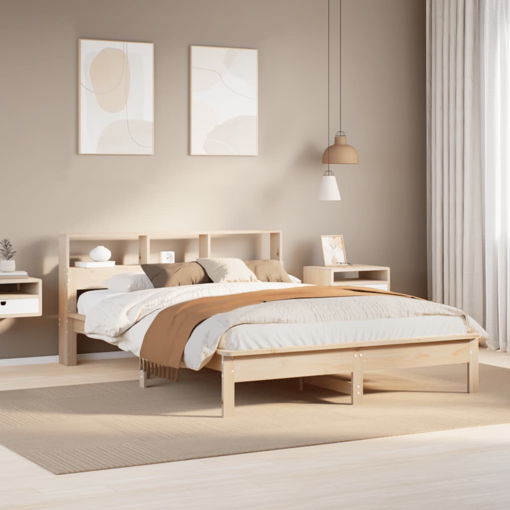 E-shop Multidom Posteľ bez matraca 150x200 cm masívna borovica