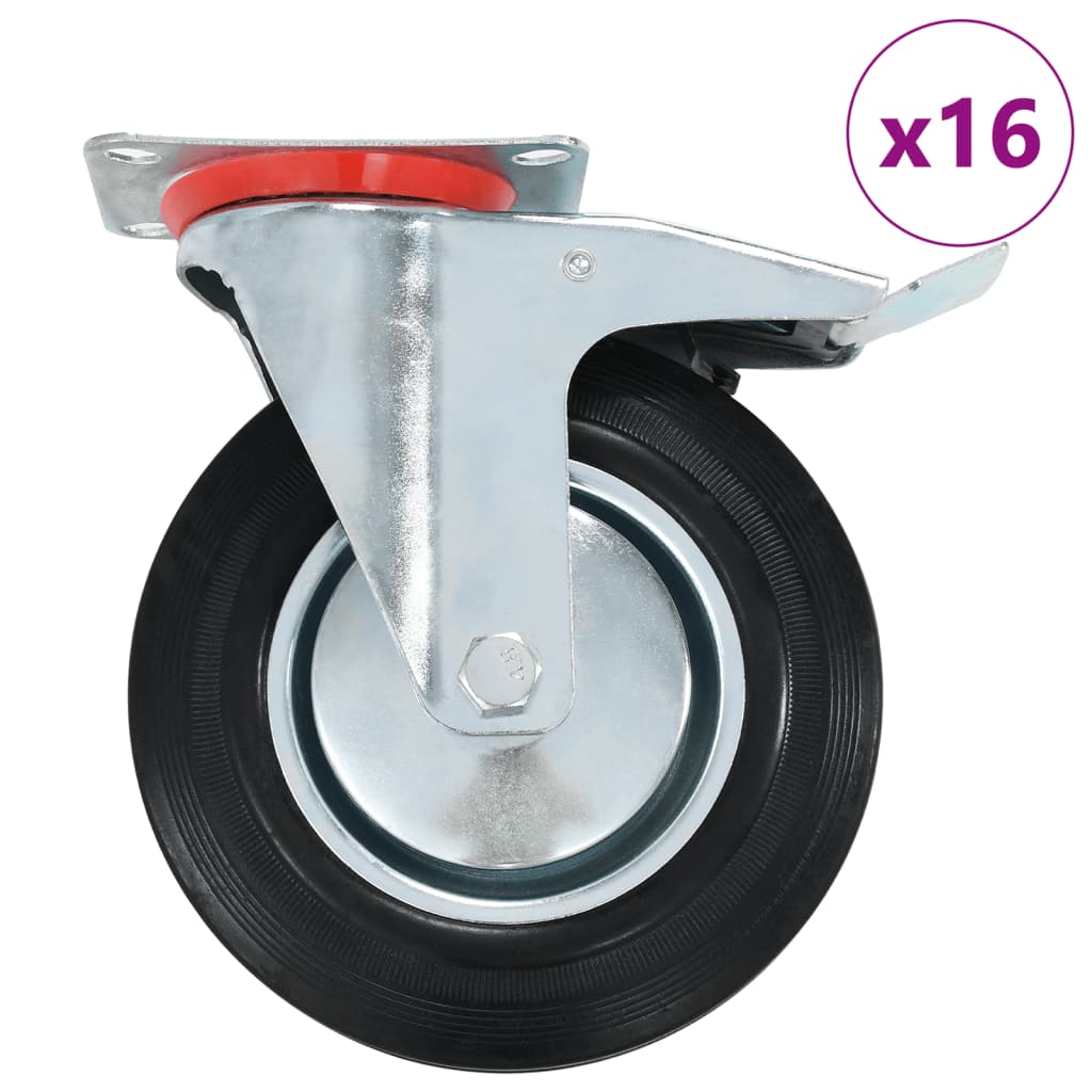 E-shop Multidom Otočné kolieska 16 ks, 200 mm