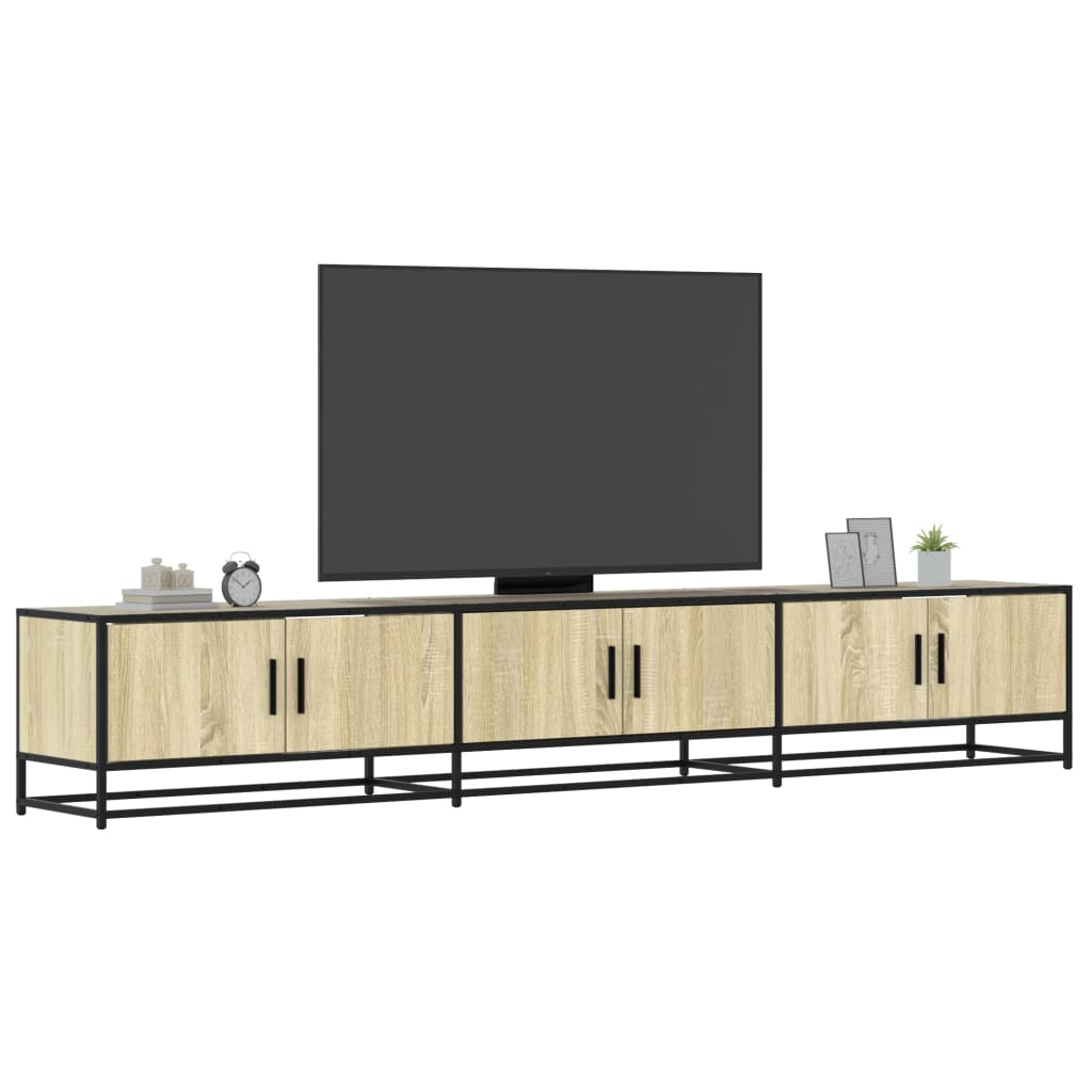 E-shop Multidom TV skrinka dub sonoma 240x35x41 cm kompozitné drevo