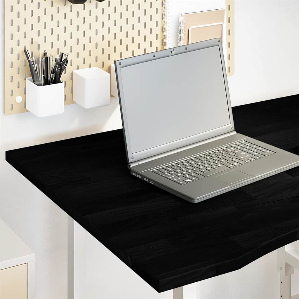 E-shop Multidom Stolová doska tmavohnedá 100x80x2,5 cm dubový masív obdĺžnikový