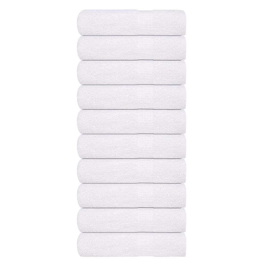 Multidom Osušky do kúpeľne FROGN 10 ks biele 100x150 cm 360 g/m²