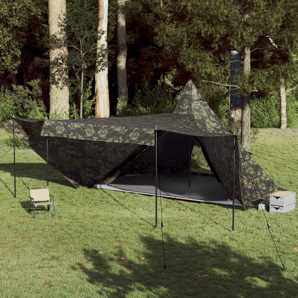 E-shop Multidom Rodinný stan tipi pre 8 osôb maskáčový vodeodolný