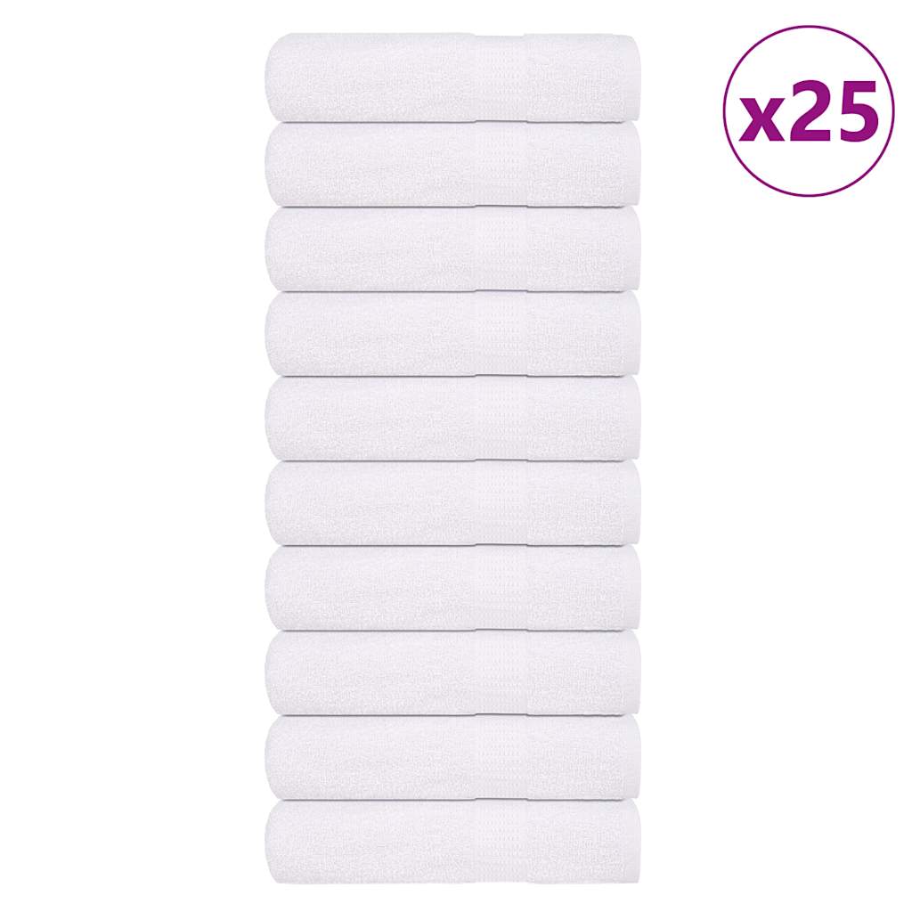 Multidom Osušky do kúpeľne FROGN 25 ks biele 100x150 cm 360 g/m²