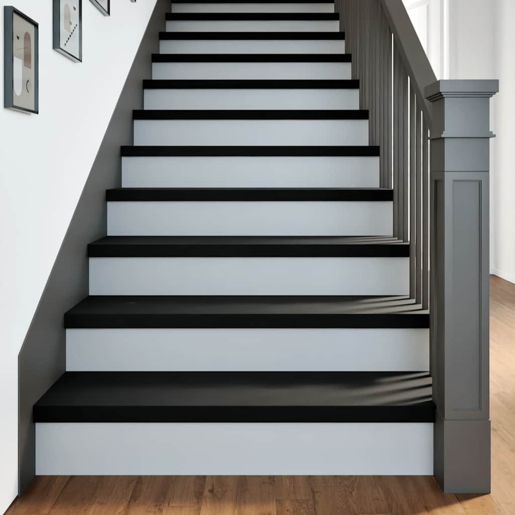E-shop Multidom Schodiskové stupne 4 ks tmavohnedá 100x25x2 cm dubový masív