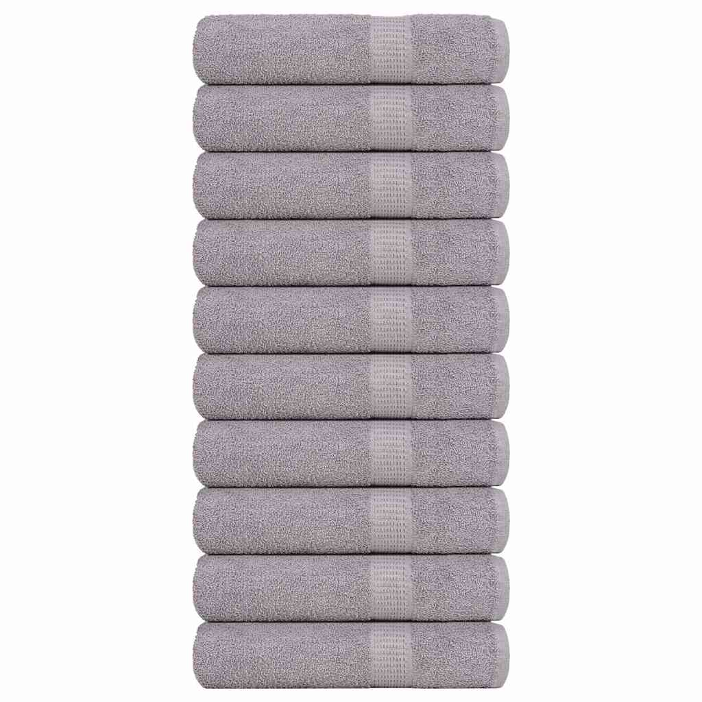 Multidom Osušky do kúpeľne FROGN 10 ks sivé 100x150 cm 360 g/m²