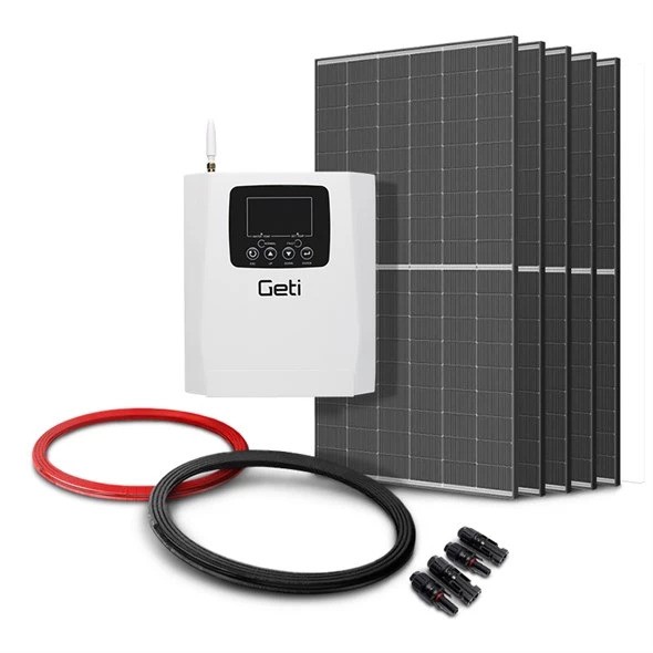 Zostava na solárny ohrev vody GETI GWH03W 2200Wp 5x PV TRINA