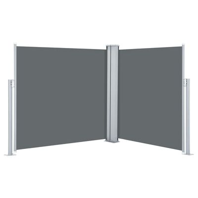 E-shop Zaťahovacia bočná markíza, antracitová 100x600 cm