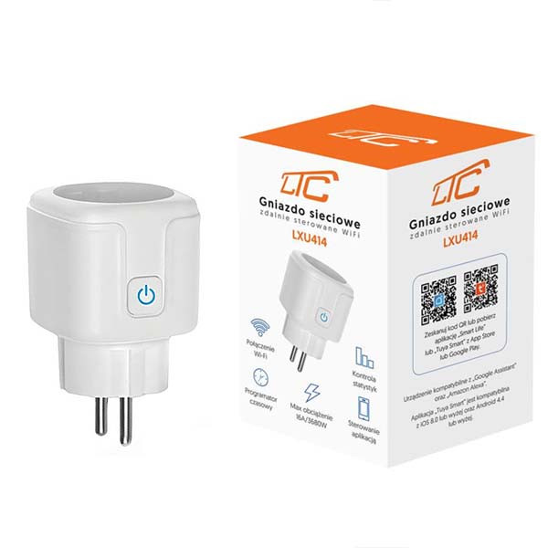 Smart zásuvka LTC LXU414 WiFi Tuya