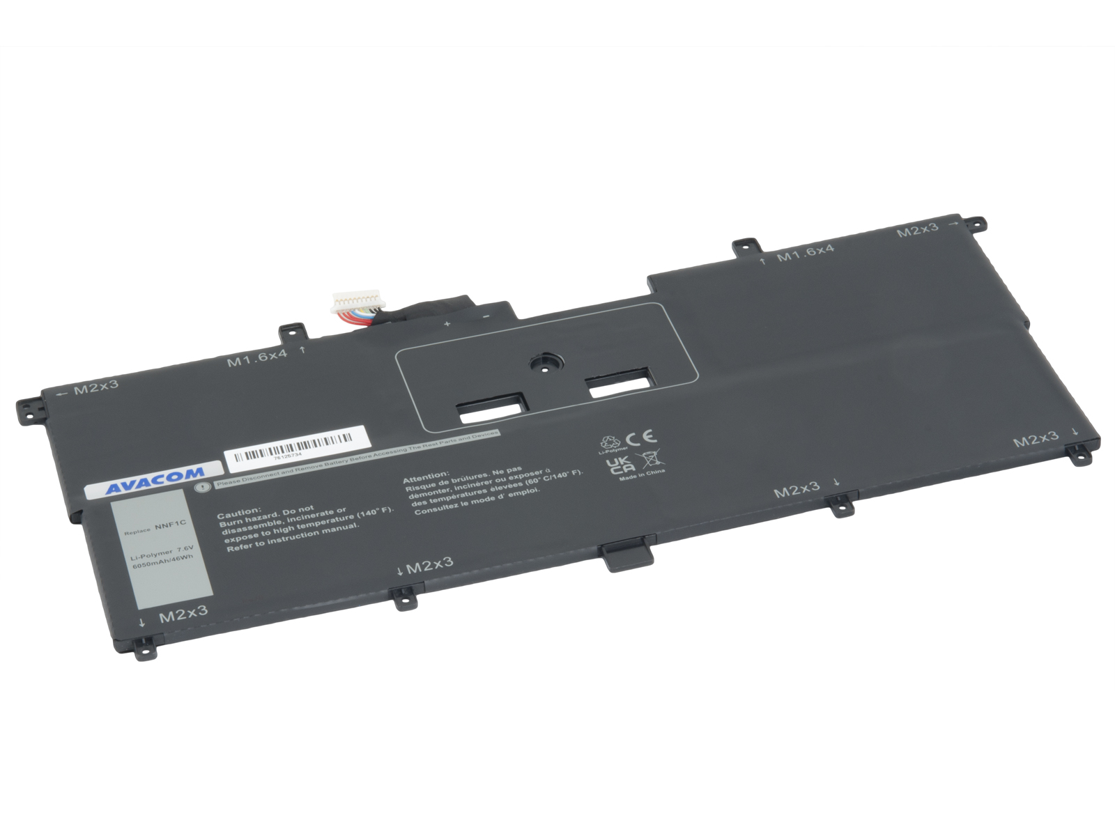 Batéria AVACOM pre Dell XPS 9365 Li-Pol 7,6 V 6050mAh 46Wh