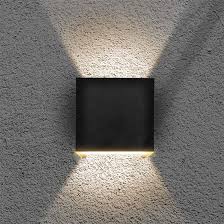 E-shop Solight LED vonkajšie nástenné osvetlenie Parma, 6W, 420lm, 3000K, čierna