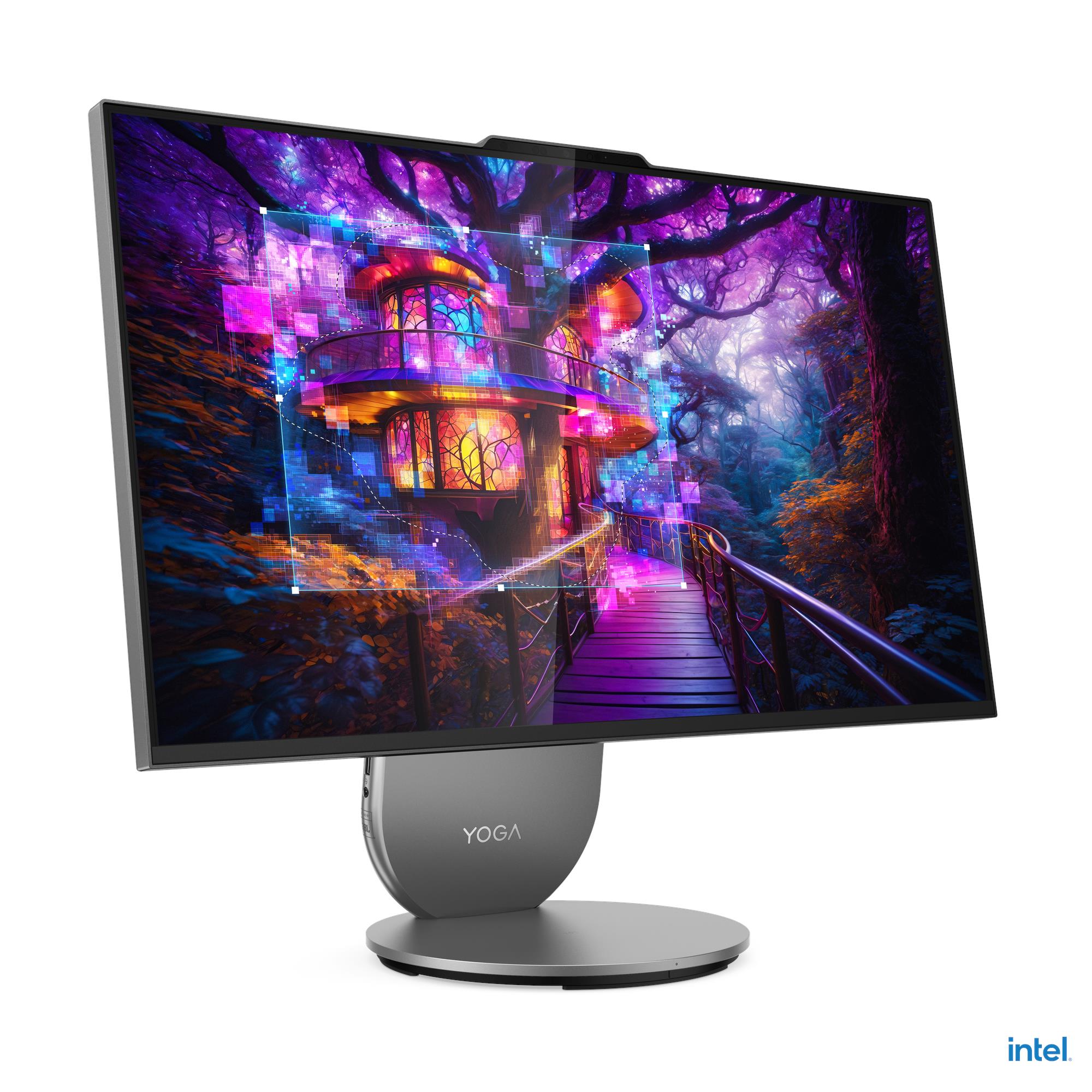 Lenovo Yoga/AIO 32ILL10/31,5''/4K UHD/U7-258V/32GB/1TB/RTX 4050/W11P/Sivá/3ROn-Site