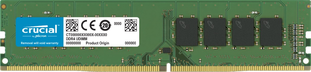 Crucial/DDR4/16GB/3200MHz/CL22/1x16GB