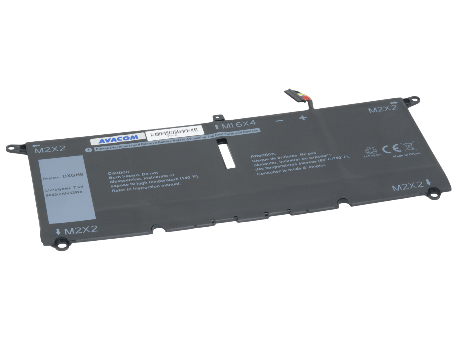 Batéria AVACOM pre Dell XPS 9370, 9380 Li-Pol 7,6 V 6842mAh 52Wh