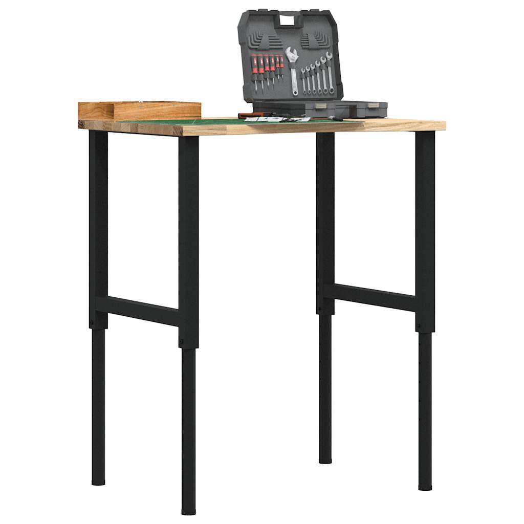 Multidom pracovný stôl 80x60x(71,5-98) cm masívny dub