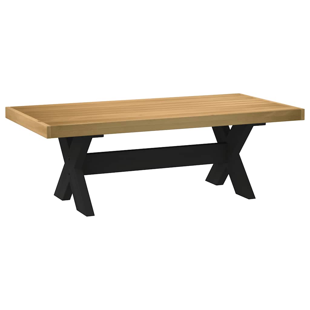 Multidom Konferenčný stolík NOAIN nohy v tvare X 120x60x40 cm borovicový